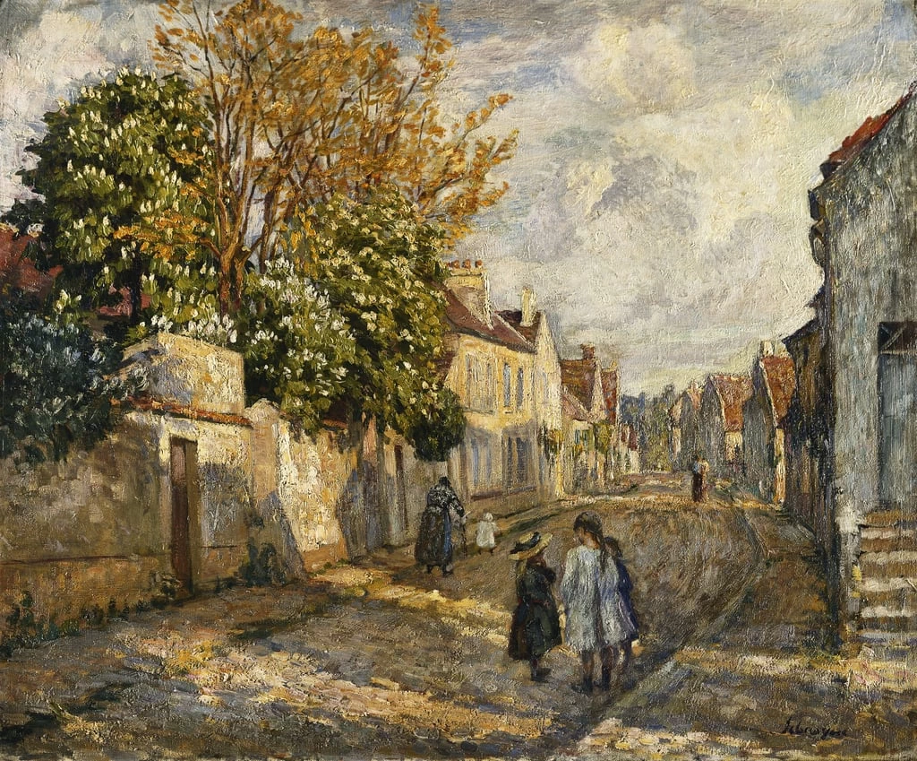 Scena di strada, Lagny